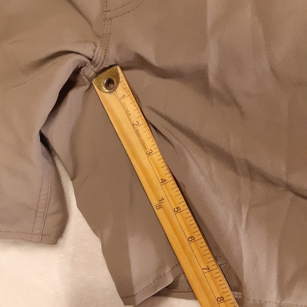 Simms Mens Skiff Performance Shorts Sz.36 Brown Utility Pocket 7" Inseam - Picture 7 of 8